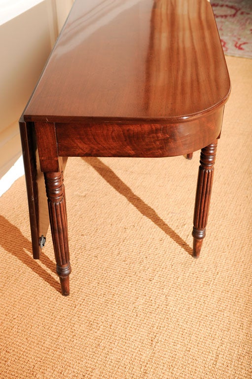 Federal Two Part Mahogany Banquet Table/Consoles For Sale at 1stDibs