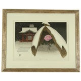 Original  Colored  Wood   Block   Print  By   Ohtsu