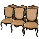 Set of Six 17th Century French Chairs