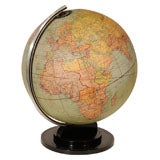 Machine Age Art Deco Library/Desk Globe by Hammond
