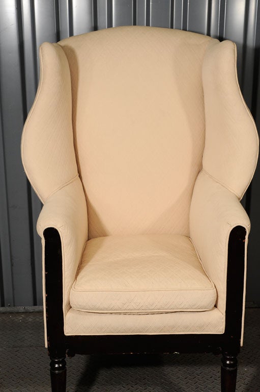 20th Century William IV Style Wingback Chair