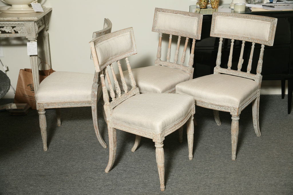 A Matched Set of Twelve Gustavian Tub Back Chairs