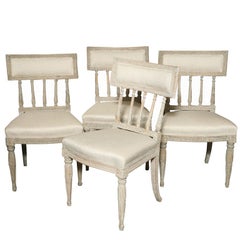 Antique A Matched Set of Twelve Gustavian Tub Back Chairs