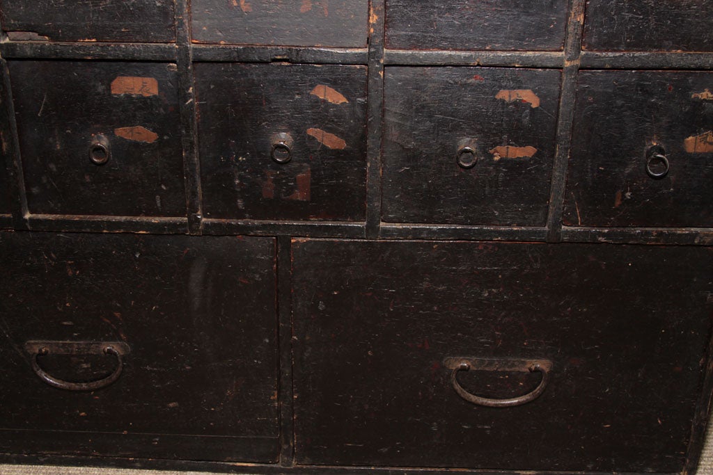 Japanese Apothocary Tansu Chest For Sale 3