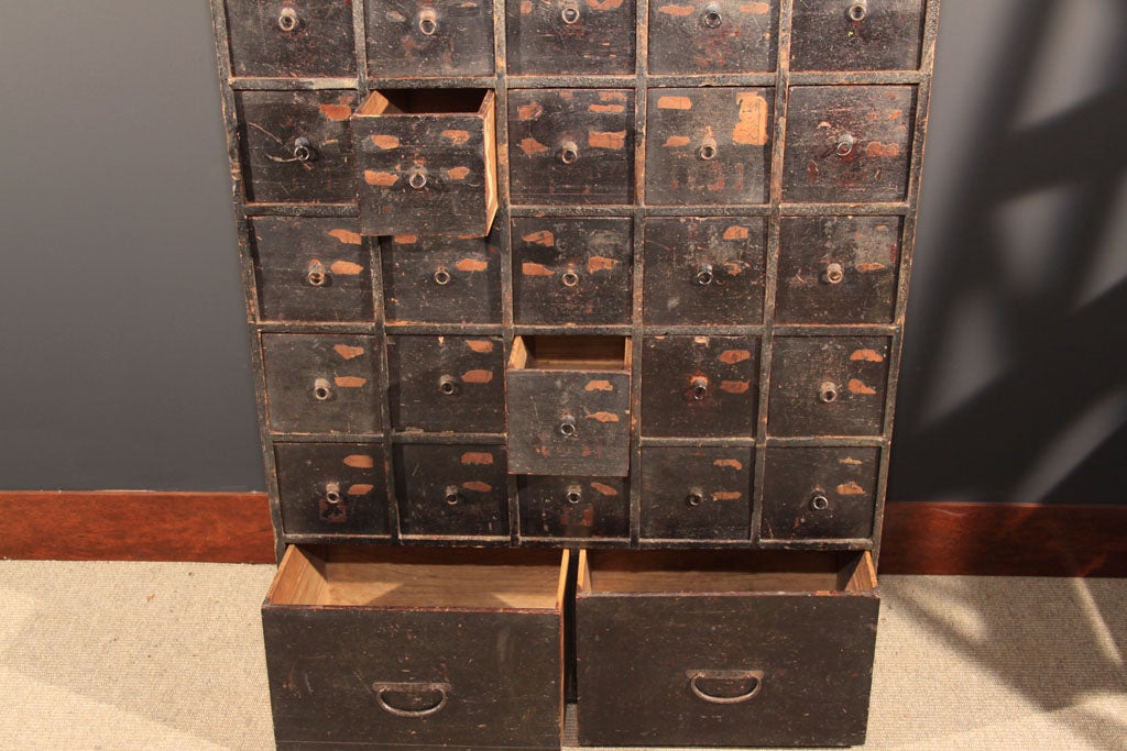 Japanese Apothocary Tansu Chest For Sale 4