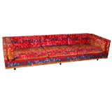Harvey Probber Sofa with original Jack Lenor Larsen Fabric