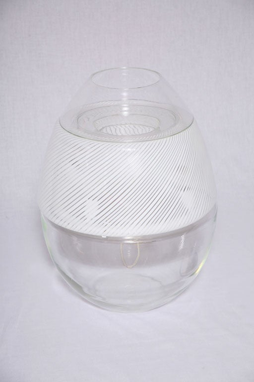 Large Scale  Murano Glass Table Lamp by A. V. Mazzega