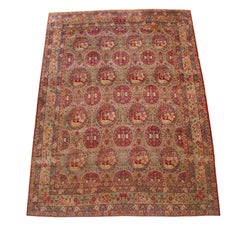 Antique Ravar Kerman Rug