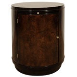 A Pair of Drexel Drum Shaped End Tables.