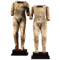 Philippine Carved Wood Santos Figures