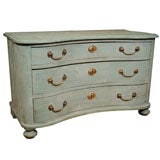 Painted Serpentine Front Commode