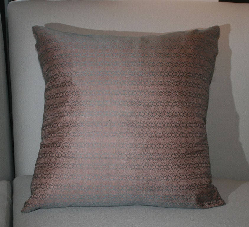 Burmese Silk Throw Pillow
