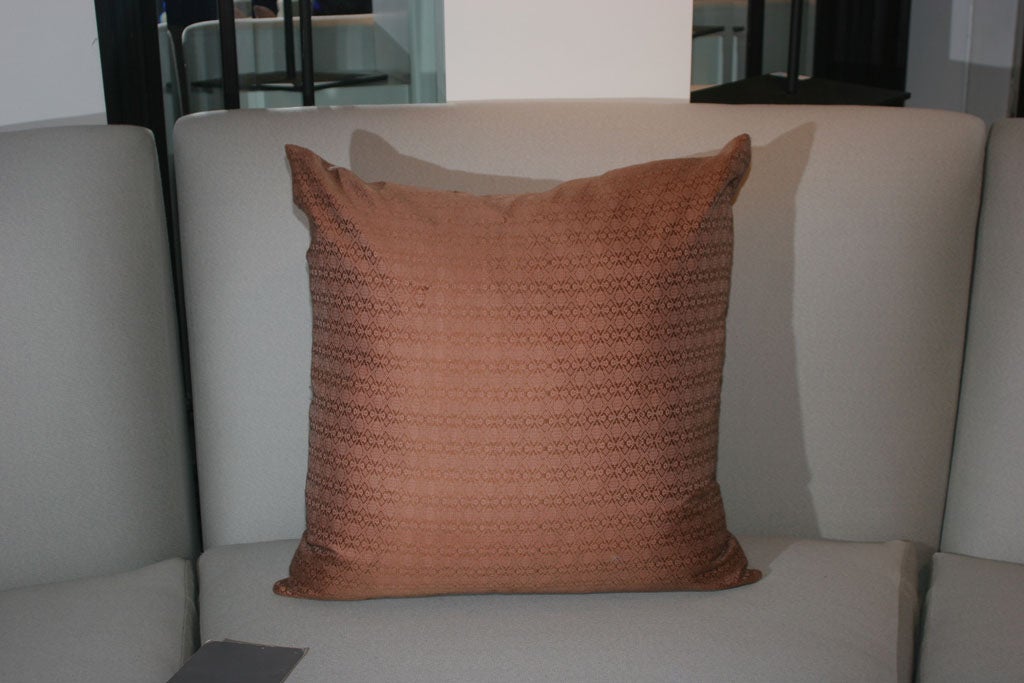 Burmese Silk Throw Pillow