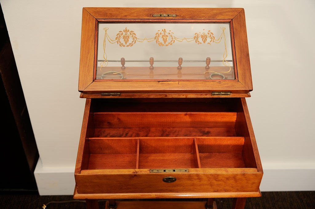 Biedermeier Cigar Desk For Sale 1