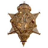 Vintage Star Hanging Light Fixture