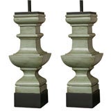 Monumental Shape Plaster Lamps