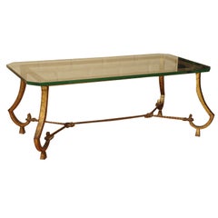 Ramsay Wrought Iron Gilded Cocktail Table