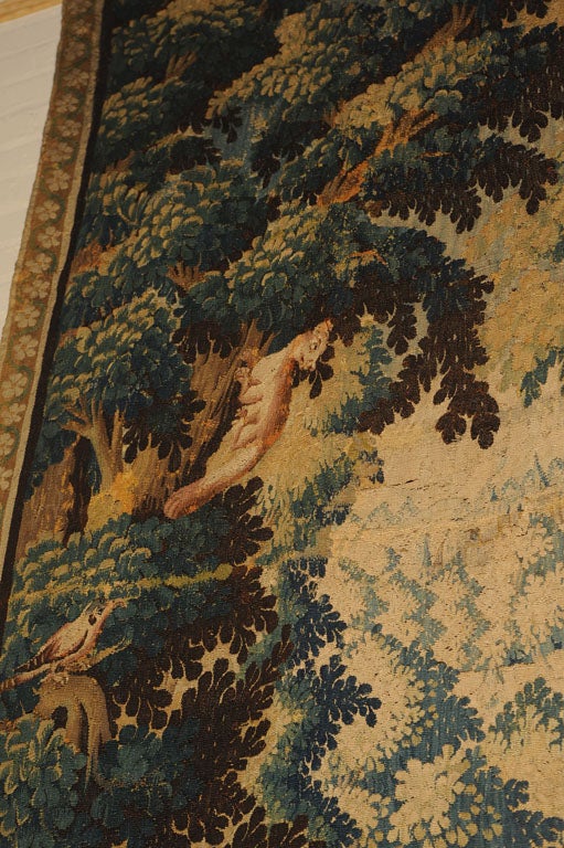 Aubusson Verdure Tapestry Fragment 3