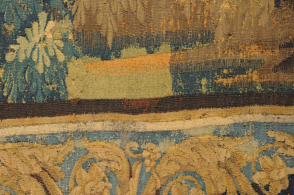 Aubusson Verdure Tapestry Fragment 4