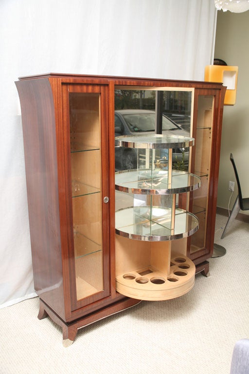 French Art Deco Bar / Display cabinet 1940's