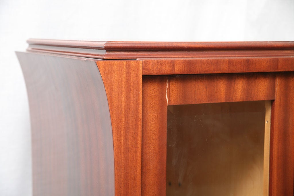 Mahogany Art Deco Bar / Display cabinet 1940's