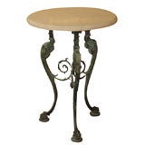 Roman Iron Side Table
