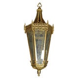 19TH CENTURY GOTHIC STYLE 6 SIDED LANTERN