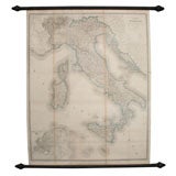 Topographical Map of Italy