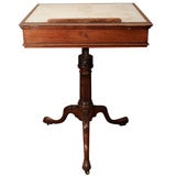 A George III Mahogany Adjustable Library Reading Table,
