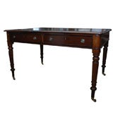 Early 19th Century Regency Four-Drawer Partner's Writing Table