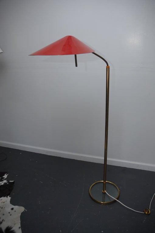 Mid-Century Modern Italian Adjustable Floor Lamp by Fontana Arte For Sale