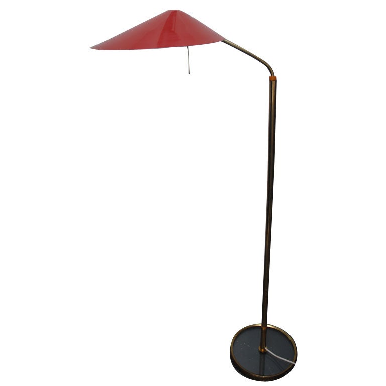 Italian Adjustable Floor Lamp by Fontana Arte