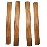 Four Pine Half Columns