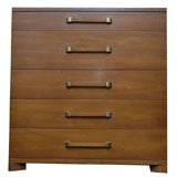 Vintage AMERICAN WALNUT CHEST OF DRAWERS