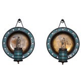 Pair of Brass Wall Sconces
