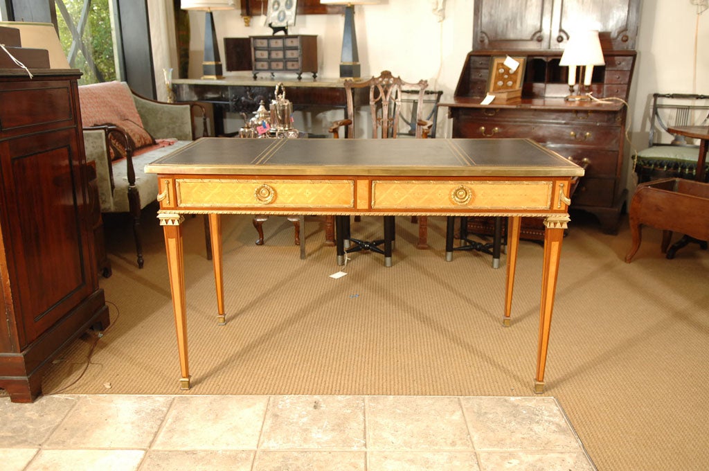 Neo - Classical Desk of Satin and Kingwood