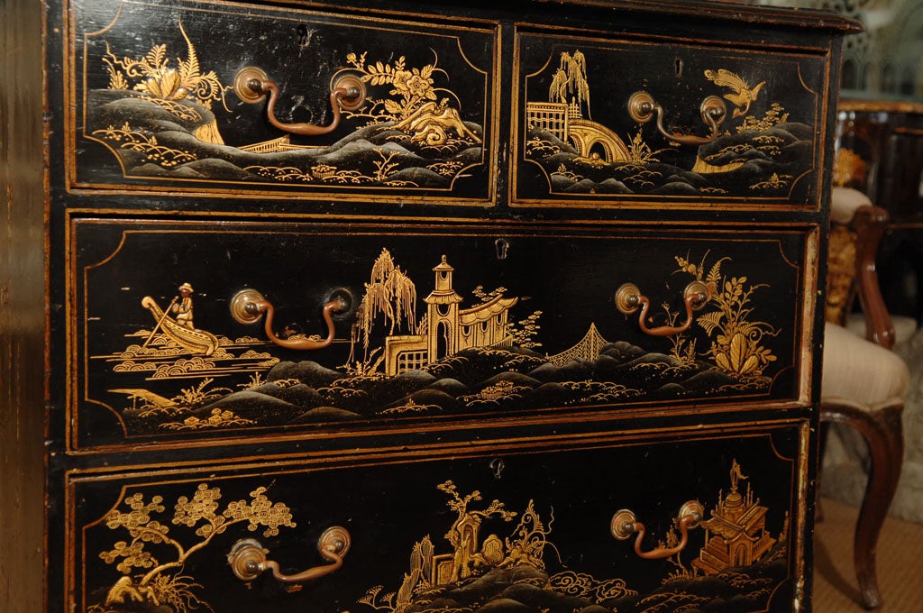Japanned Chest of Drawers 1