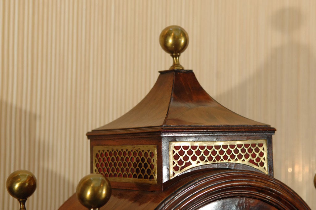 Bracket Clock by Aquita Barber of Bristol In Good Condition In Dallas, TX