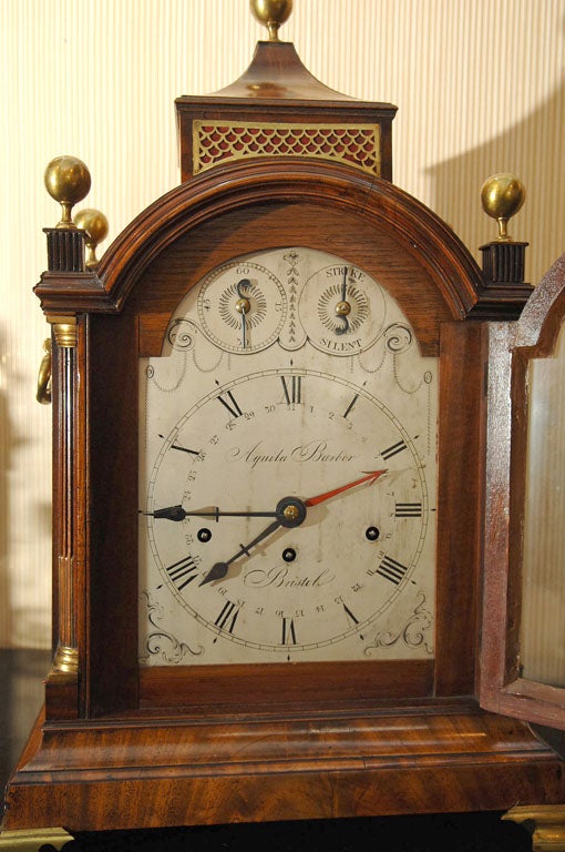 Bracket Clock by Aquita Barber of Bristol 1