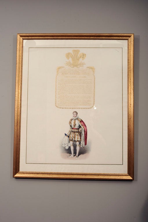 Set of 10 Ceremonial Prints of the Coronation of King George IV 2