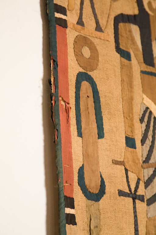Antique Egyptian Applique Fabric Panel 2