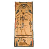 Antique Egyptian Applique Fabric Panel