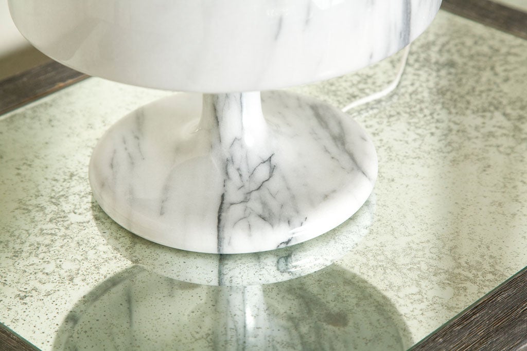 marble mushroom lamp