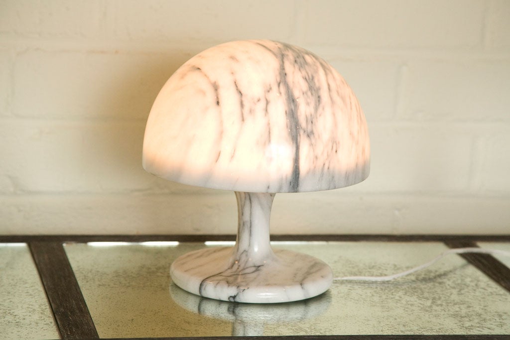 mushroom marble lamp
