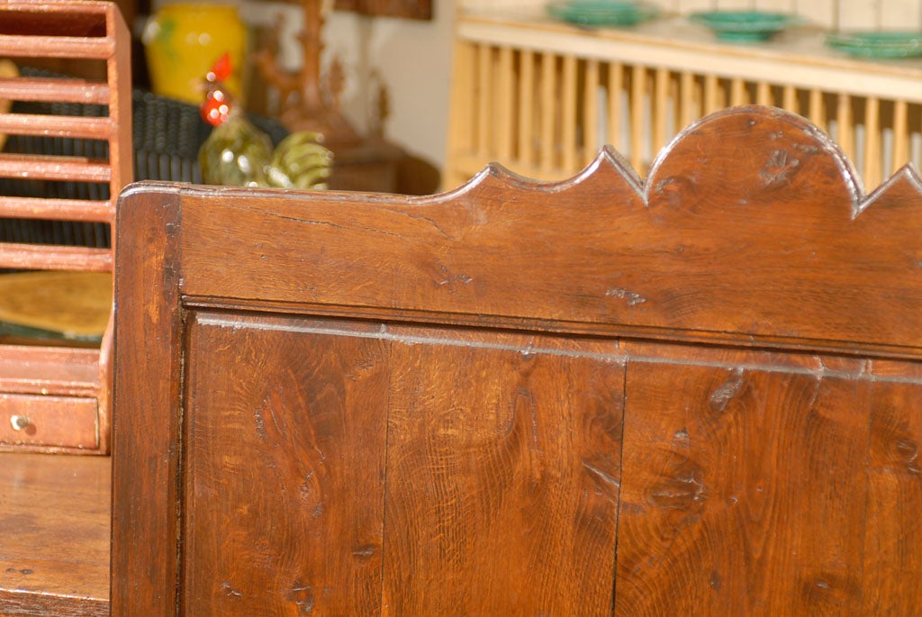 Chestnut 19th Century French Headboard