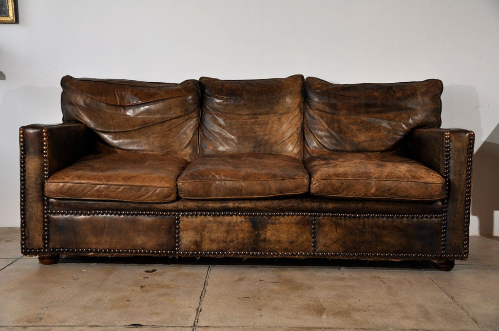 Custom Sofas Los Angeles Ca Decorating Interior Of Your House Vintage Custom Leather Sofa Ca 1930 At 1stdibs