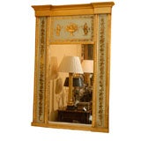 ENGLISH REGENCY STYLE EGLOMISE MIRROR