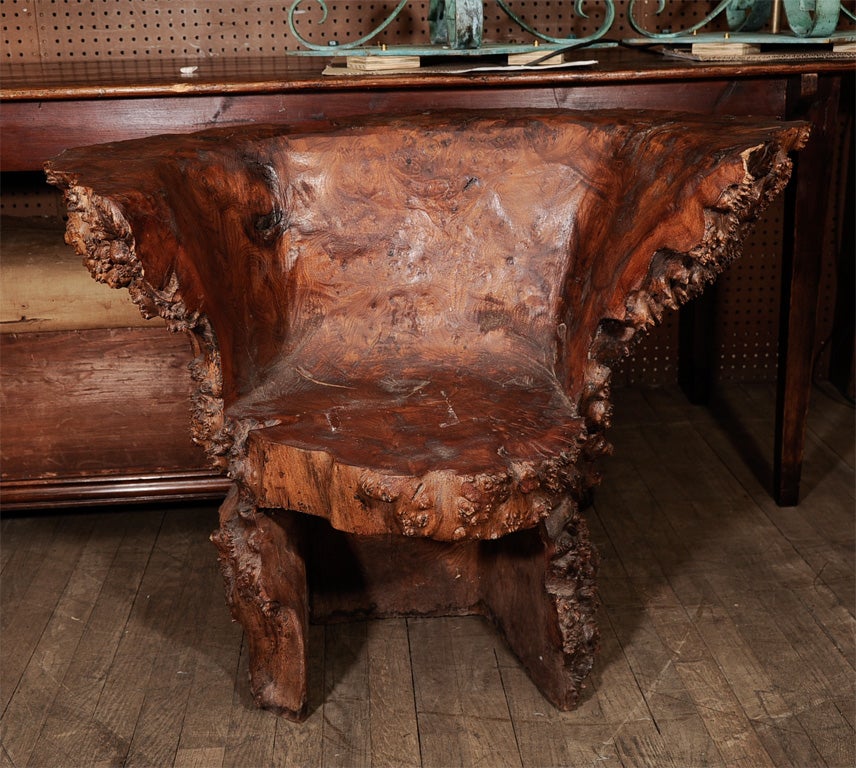 burl chair