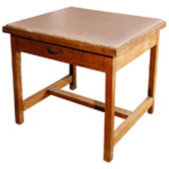 French Marble-Top Baker's Work Table 5