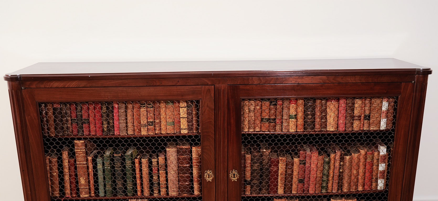 French A Pair Of Late Louis XVI Bibliotheques Basse For Sale